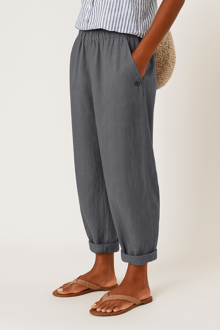 Valentina Casual Women's Trousers with Pockets