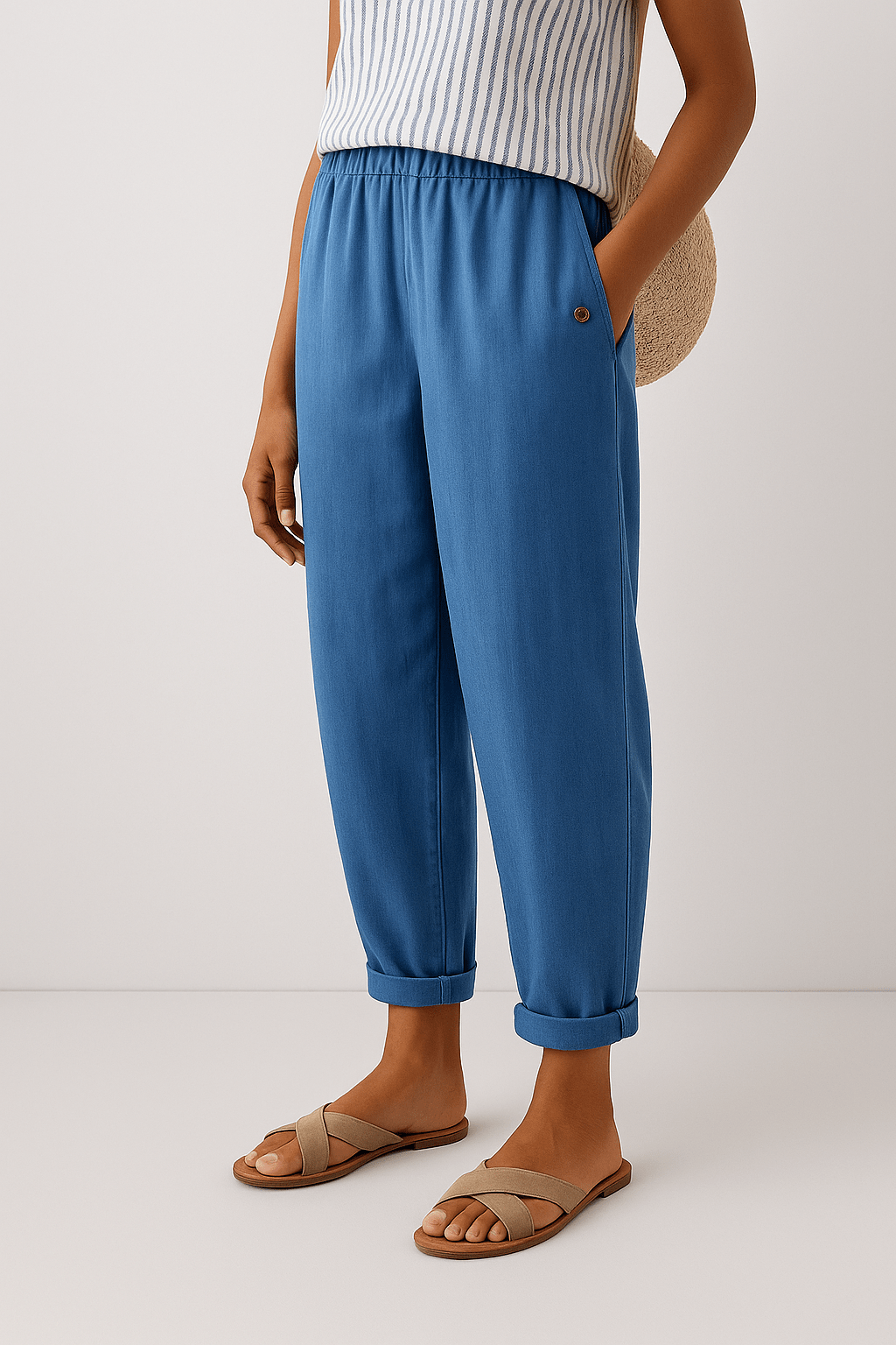 Valentina Casual Women's Trousers with Pockets