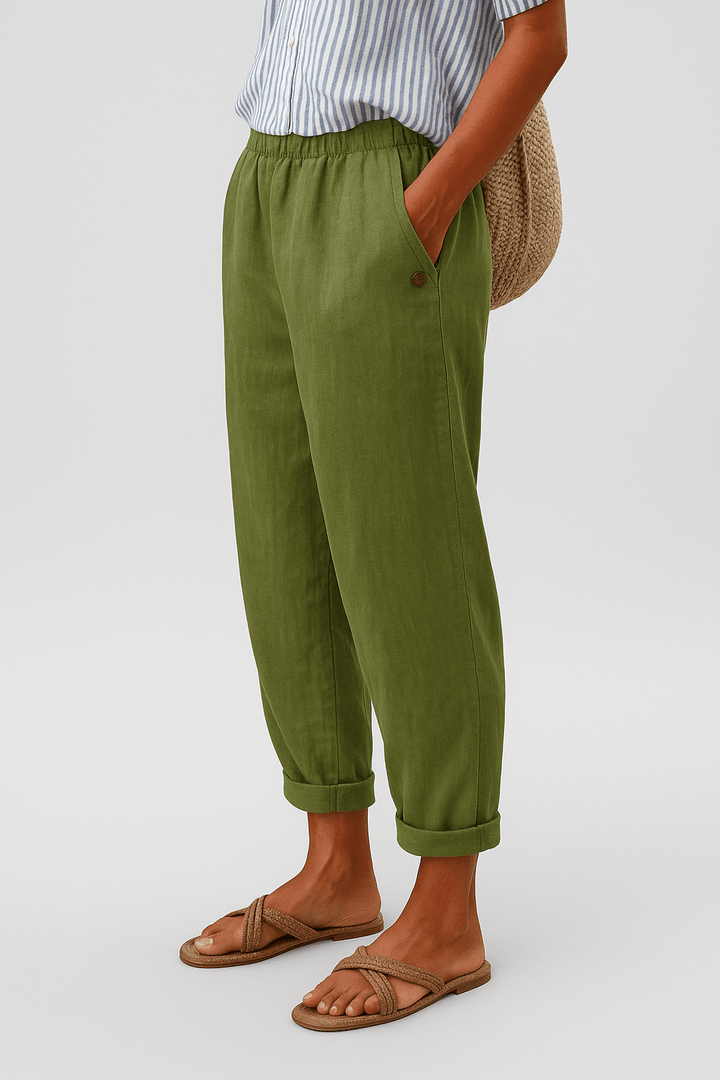 Valentina Casual Women's Trousers with Pockets