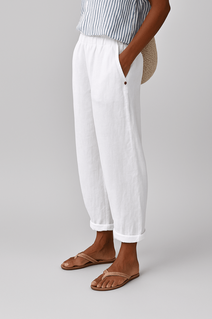 Valentina Casual Women's Trousers with Pockets