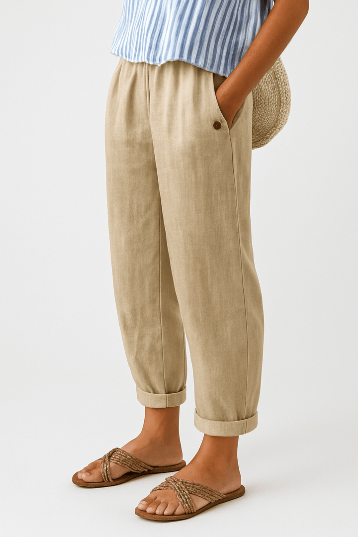 Valentina Casual Women's Trousers with Pockets