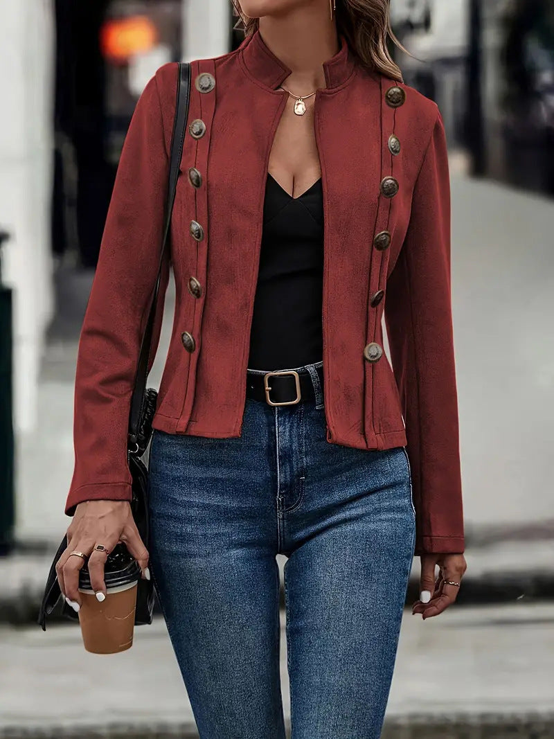Angelica Elegant Military Inspired Jacket