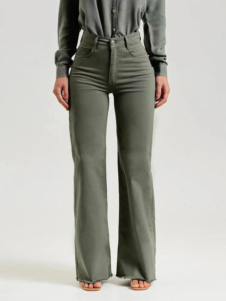 Laney Frayed Bell Bottom Jeans
