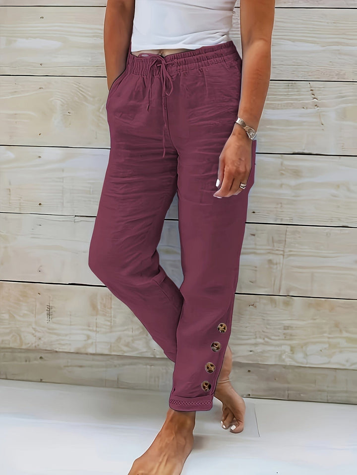 Lunaria Bordeaux red / S(36) Kiana Tailored Trousers