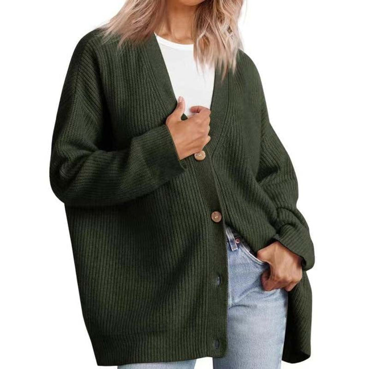 Lunaria Women Cardigan army green / XS Tiffany Knit Cardigan For Women