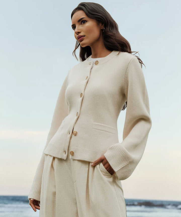 Lunaria Women Cardigan Betsy Ultra Soft Cashmere Button Cardigan For Women