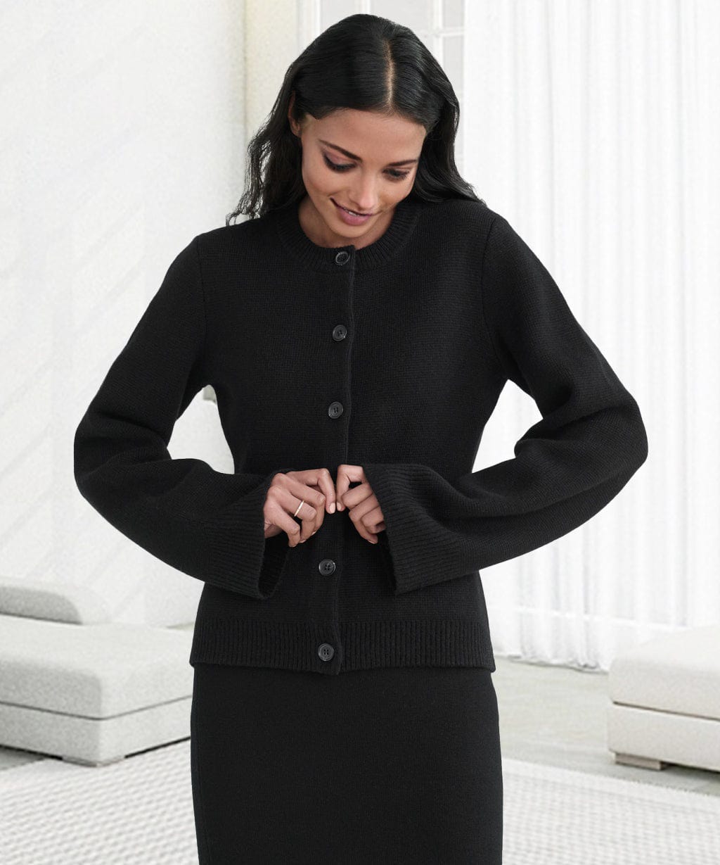 Lunaria Women Cardigan Betsy Ultra Soft Cashmere Button Cardigan For Women