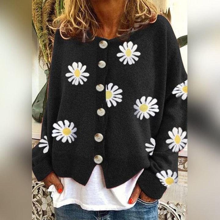 Lunaria Women Cardigan black / S Alexandra Floral Print Cardigan