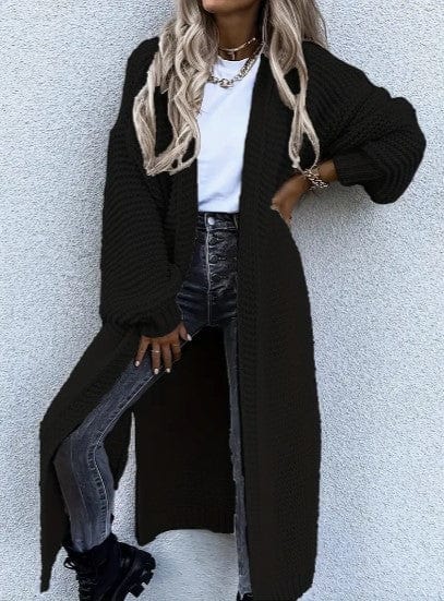 Lunaria Women Cardigan black / S Eleanor Long Sleeve Open Front Cardigan For Women