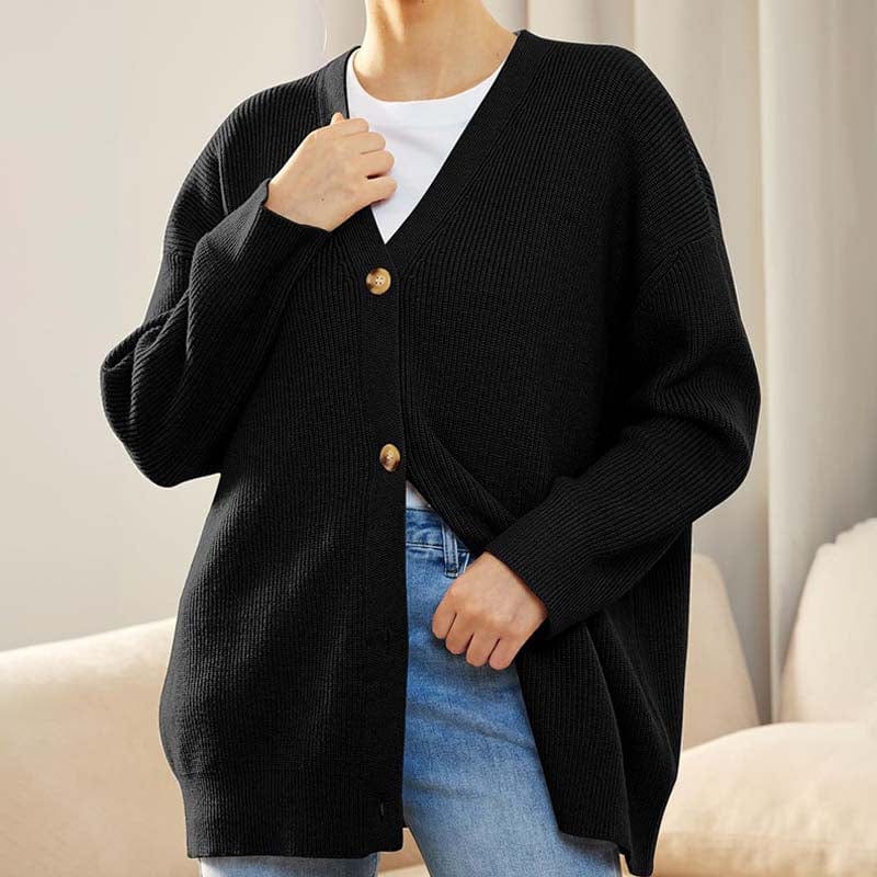 Lunaria Women Cardigan black / XS Tiffany Knit Cardigan For Women