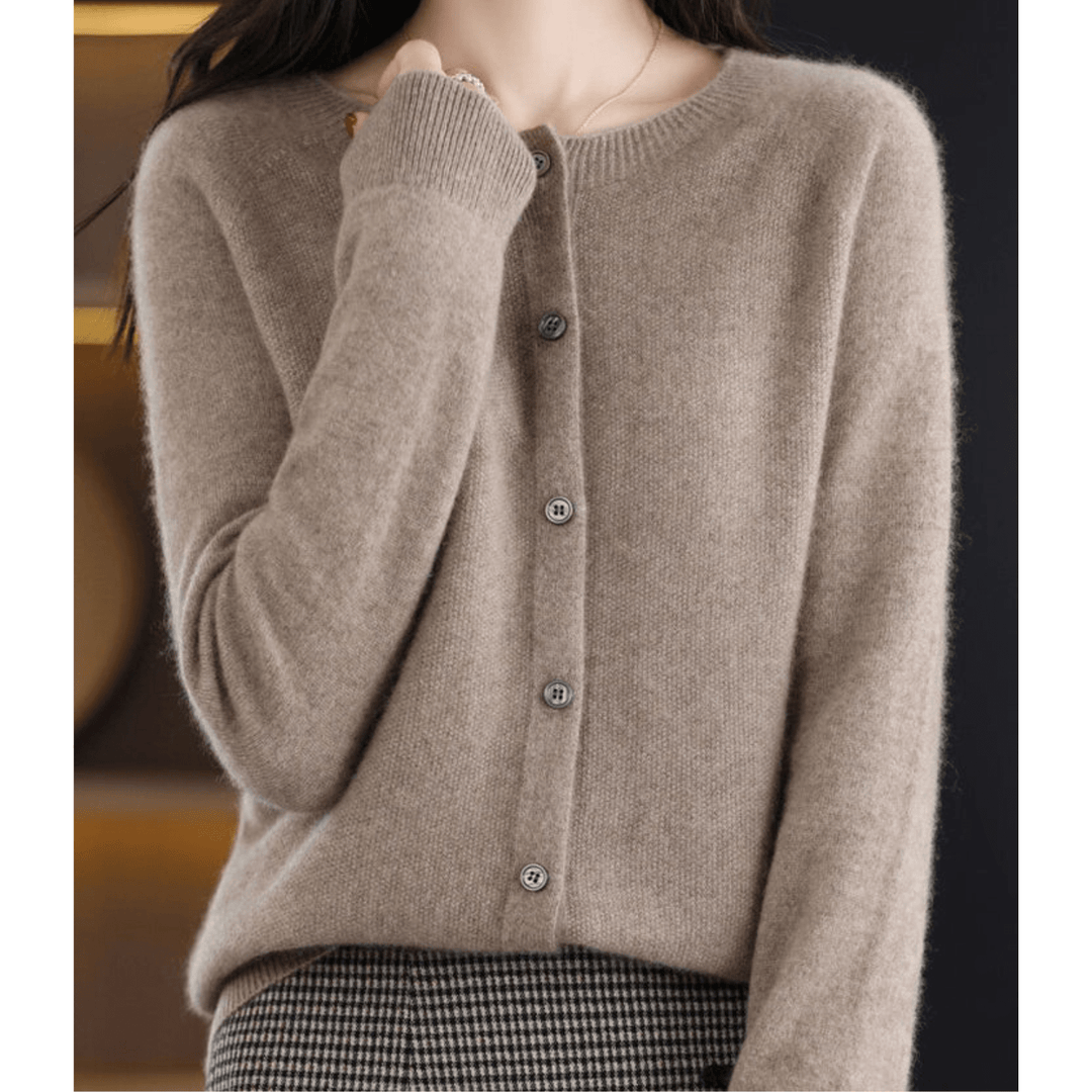 Lunaria Women Cardigan Brown / S Mia Winter Cardigan