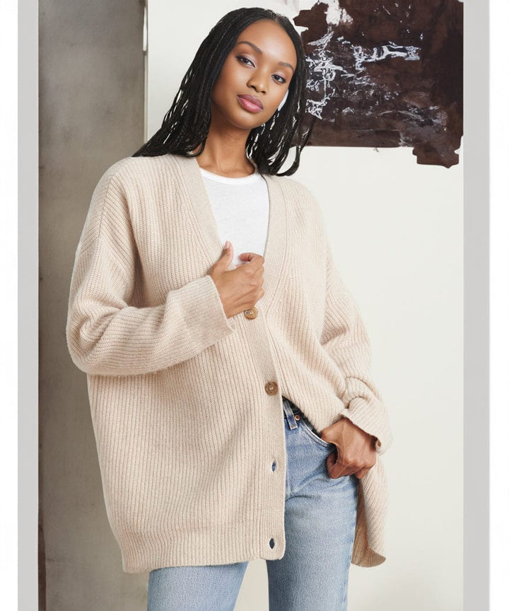 Lunaria Women Cardigan Camilla Lightweight Cashmere Cardigan For Women