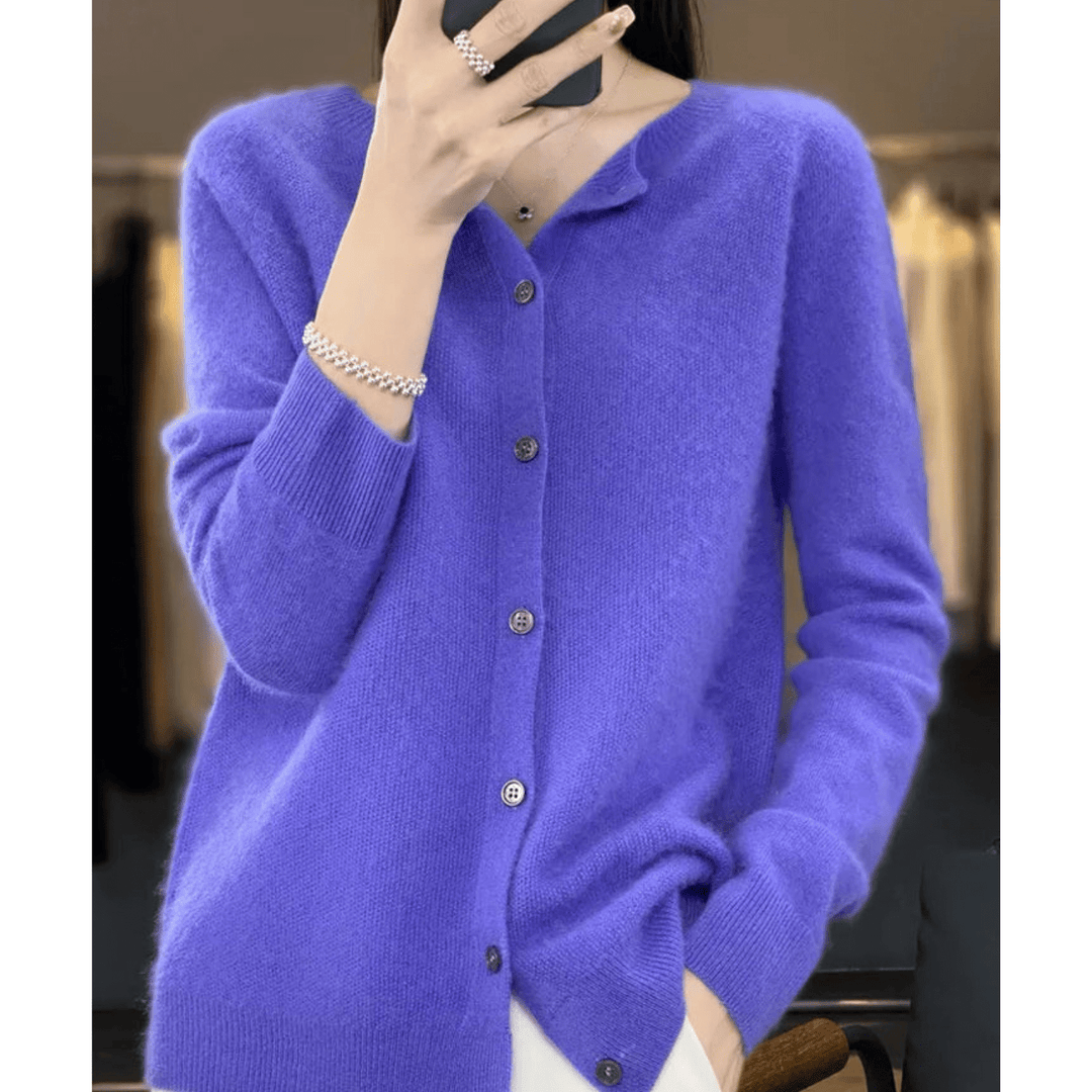 Lunaria Women Cardigan Dark blue / S Mia Winter Cardigan
