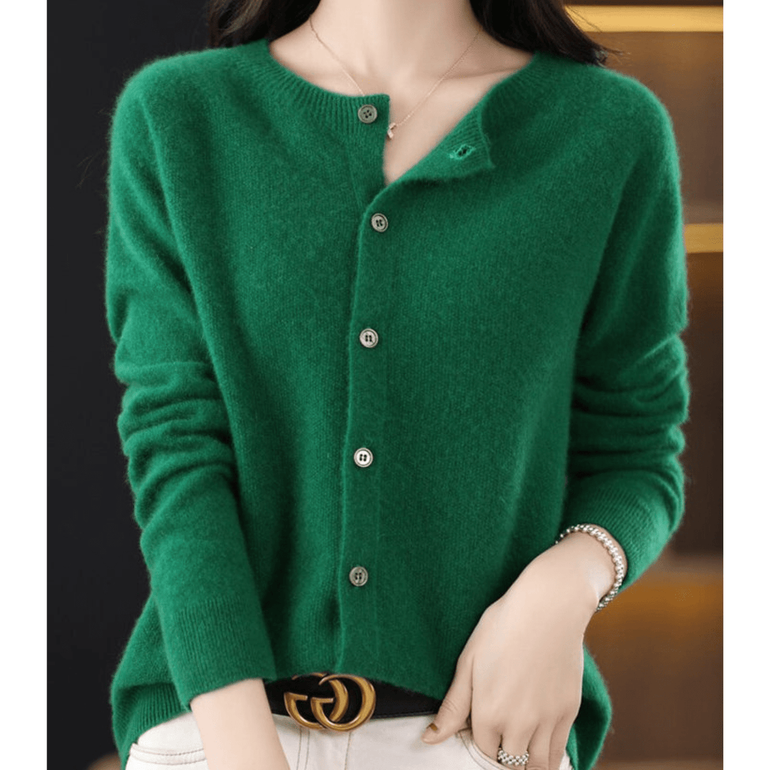 Lunaria Women Cardigan Dark green / S Mia Winter Cardigan