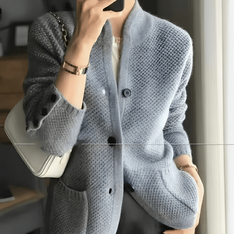 Lunaria Women Cardigan grey / one size fits all Lyla Long Sleeve Knit Cardigan For Women