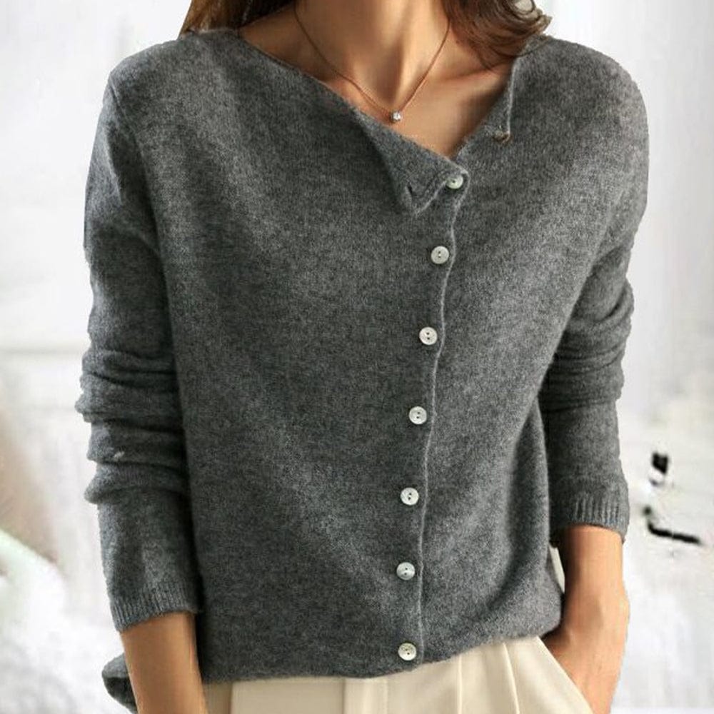 Lunaria Women Cardigan grey / S Orla Classic Knit Cardigan