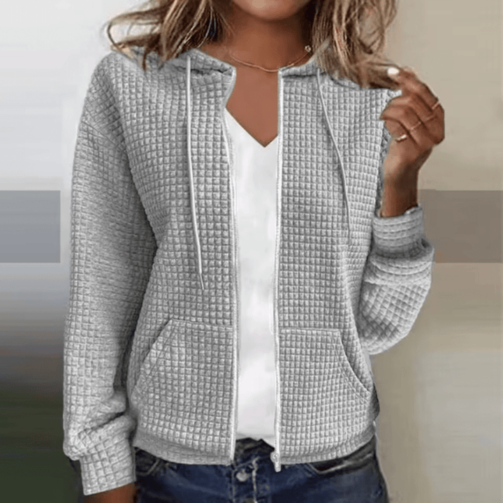 Lunaria Women Cardigan grey / S Polly Elegant Long Sleeve Women's Knit Cardigan