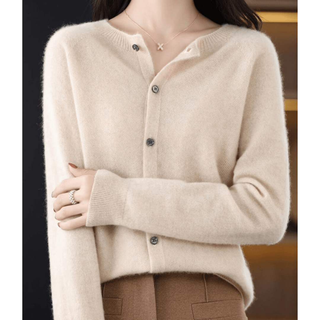 Lunaria Women Cardigan Khaki / S Mia Winter Cardigan
