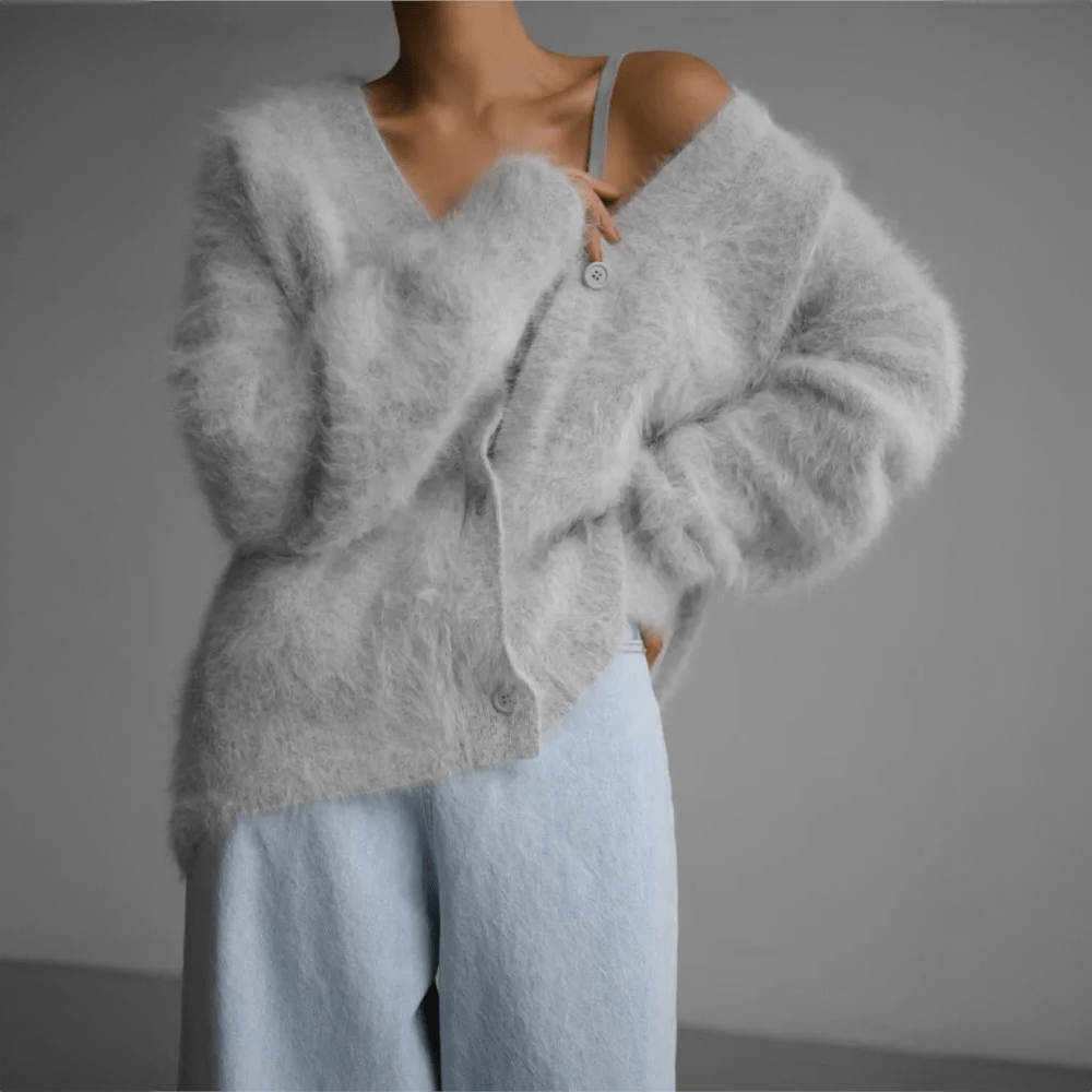Lunaria Women Cardigan light grey / S Haley Knit Cardigan For Women