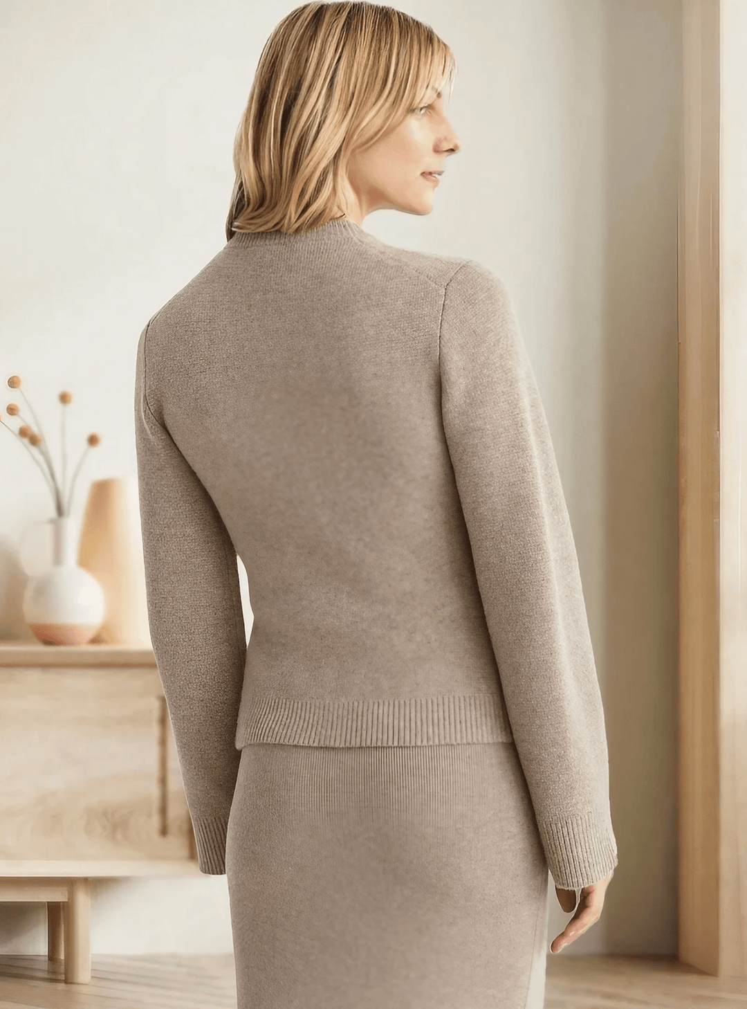 Lunaria Women Cardigan Miriam Lightweight Open Front Flared Sleeve Cardigan