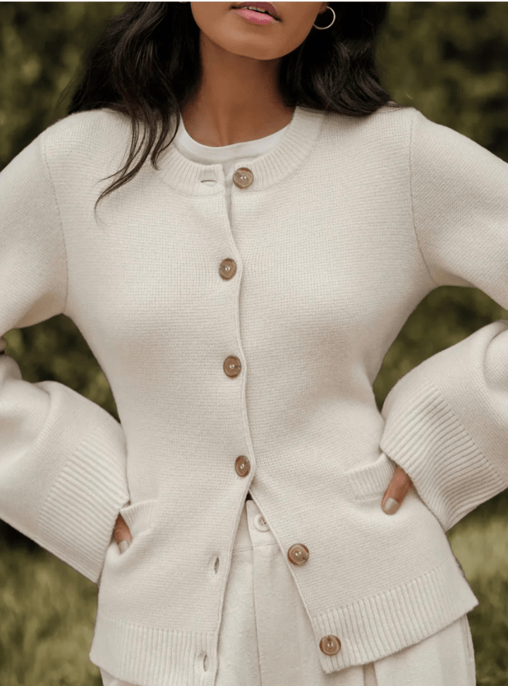 Lunaria Women Cardigan Miriam Lightweight Open Front Flared Sleeve Cardigan
