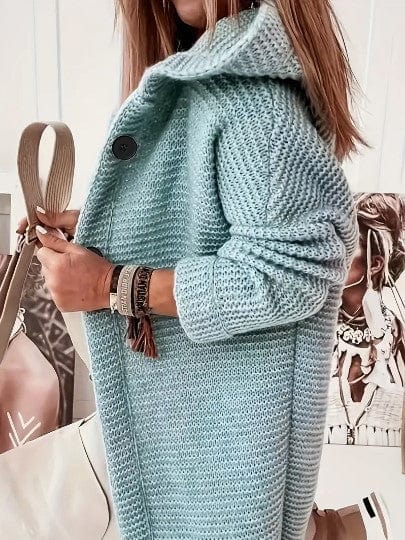Lunaria Women Cardigan Molly Women's Cozy Knit Hooded Open Front Cardigan