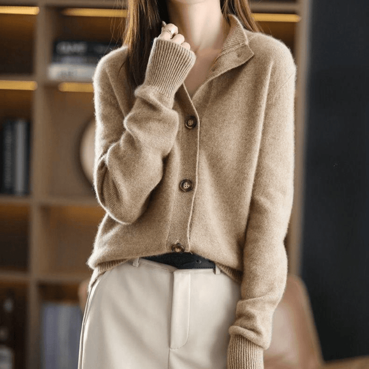 Lunaria Women Cardigan Pearl Luxe Longline Knit Cardigan For Women