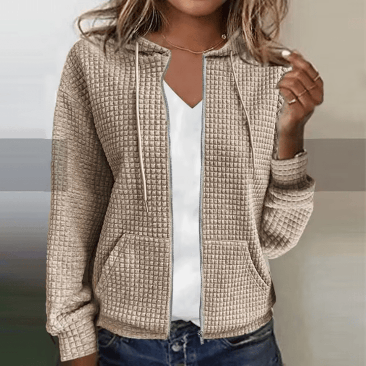 Lunaria Women Cardigan persimmon / S Polly Elegant Long Sleeve Women's Knit Cardigan