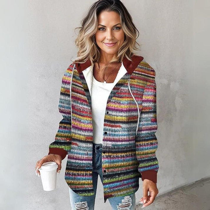 Lunaria Women Cardigan red / XS Sophia Colorful Knit Cardigan For Women
