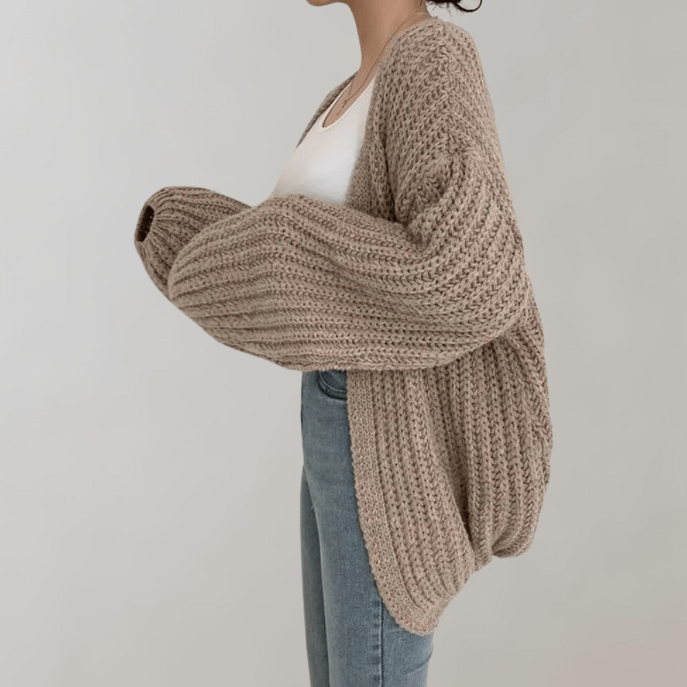 Lunaria Women Cardigan Sylvie Lightweight Long Sleeve Knit Cardigan