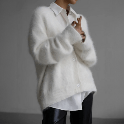 Lunaria Women Cardigan White / S Haley Knit Cardigan For Women