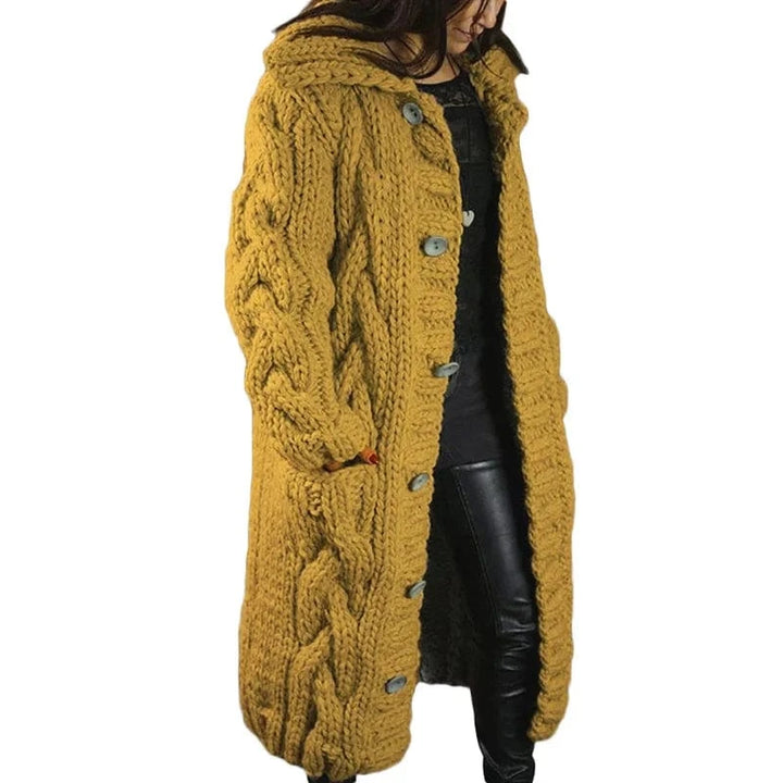 Lunaria Women Cardigan yellow / S Emma Oversized Chunky Knit Cardigan