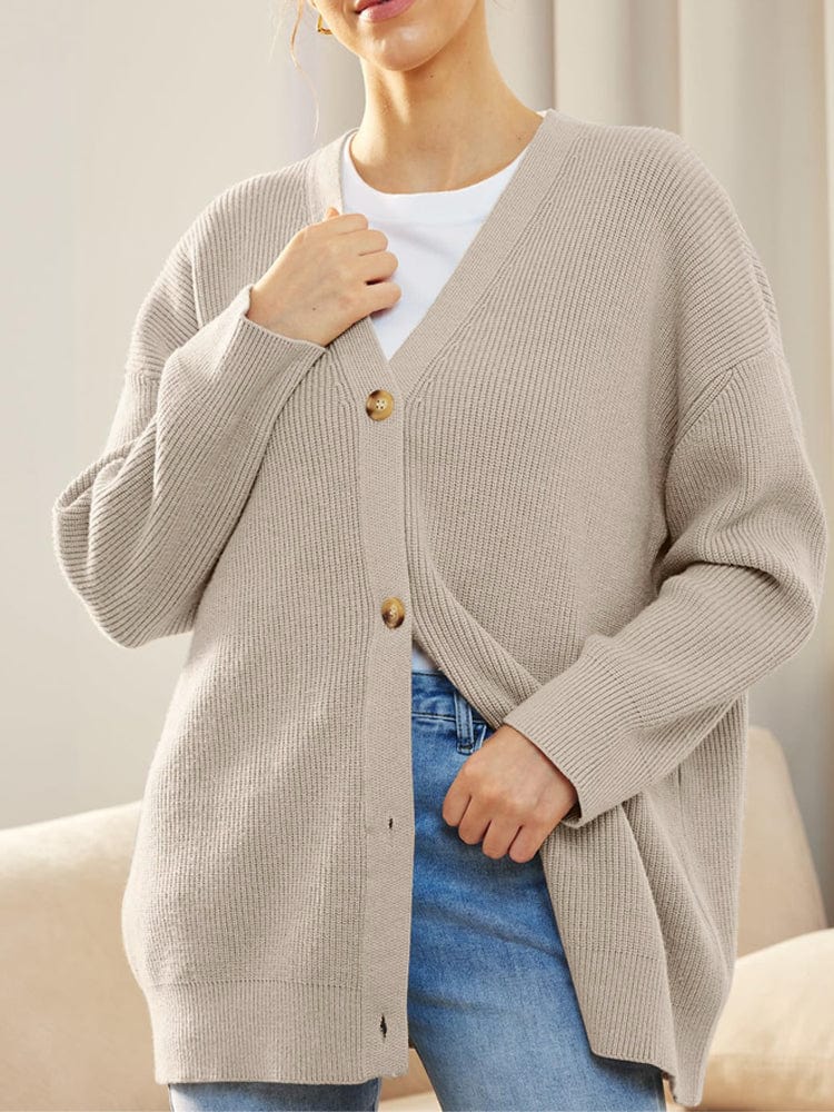 Lunaria Women Cardigan Zahra Long Sleeve Knitted Button Cardigan For Women