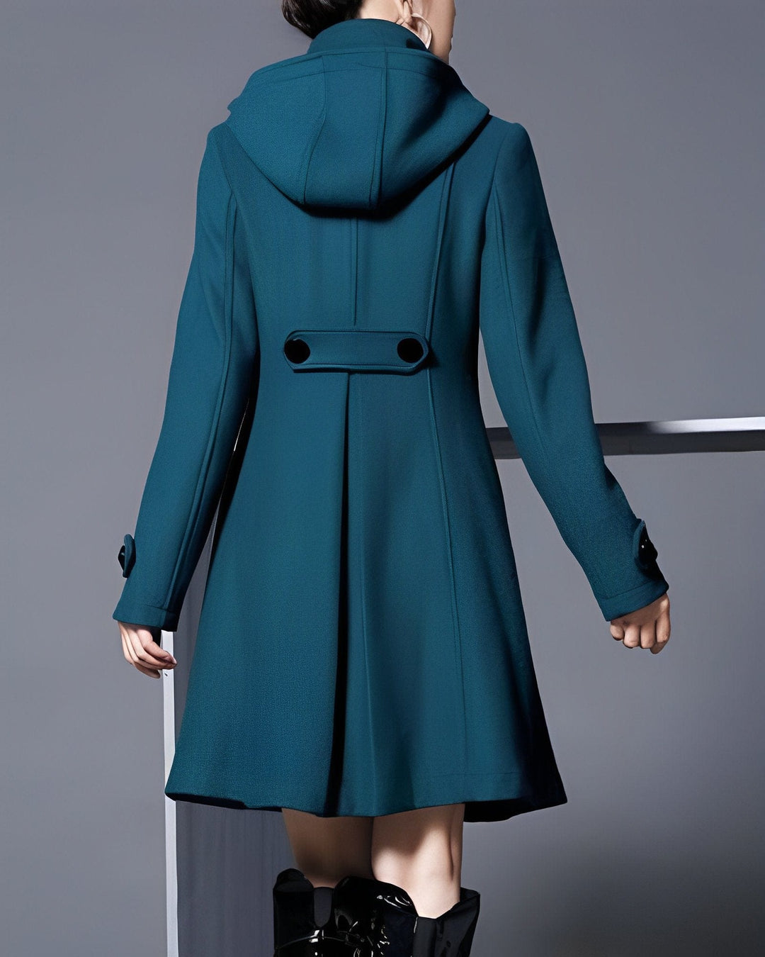 Lunaria Women Coat Belle Cozy Hooded A-Line Coat For Women