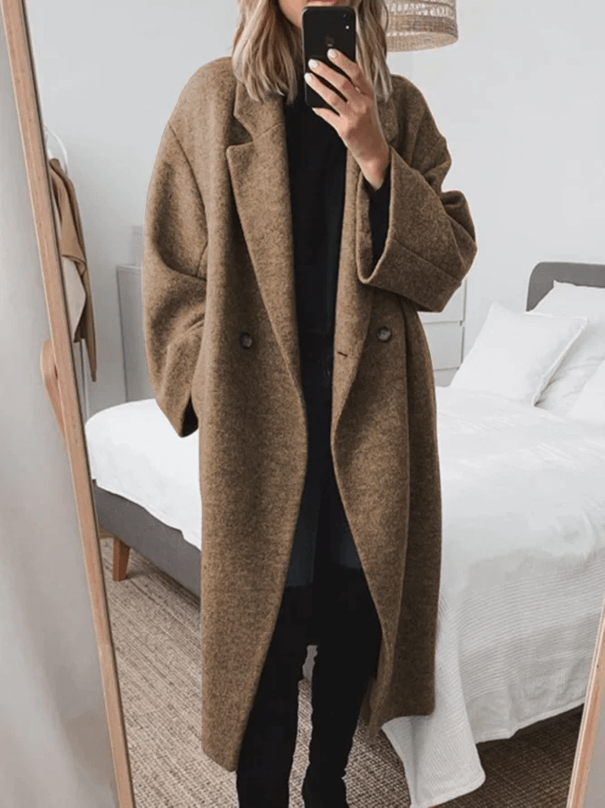 Lunaria Women Coat Brown / S Courtney Oversized Coat