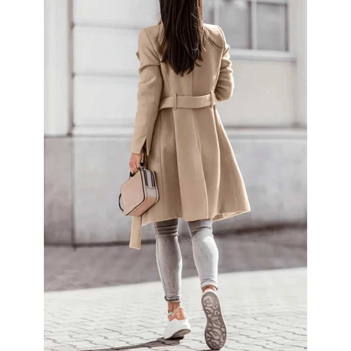 Lunaria Women Coat Coretta Long Warm Trench Coat