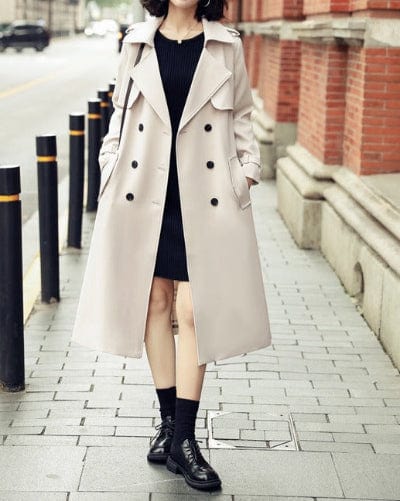 Lunaria Women Coat Dora Button Placket Coat for Women