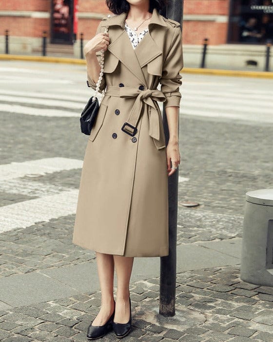 Lunaria Women Coat Dora Button Placket Coat for Women