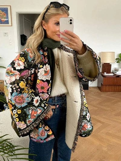 Lunaria Women Coat Floral / S Rowyn Floral Coat For Women