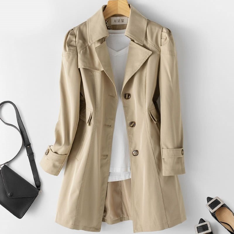 Lunaria Women Coat Khaki / XS Charlotte Women's Trench Coat