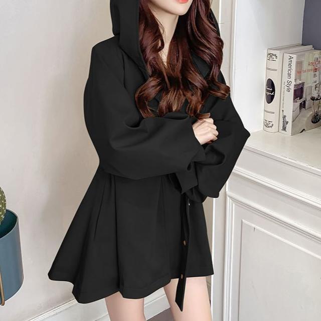 Lunaria Women Coat Luella Belted Puff Sleeve Trench Coat