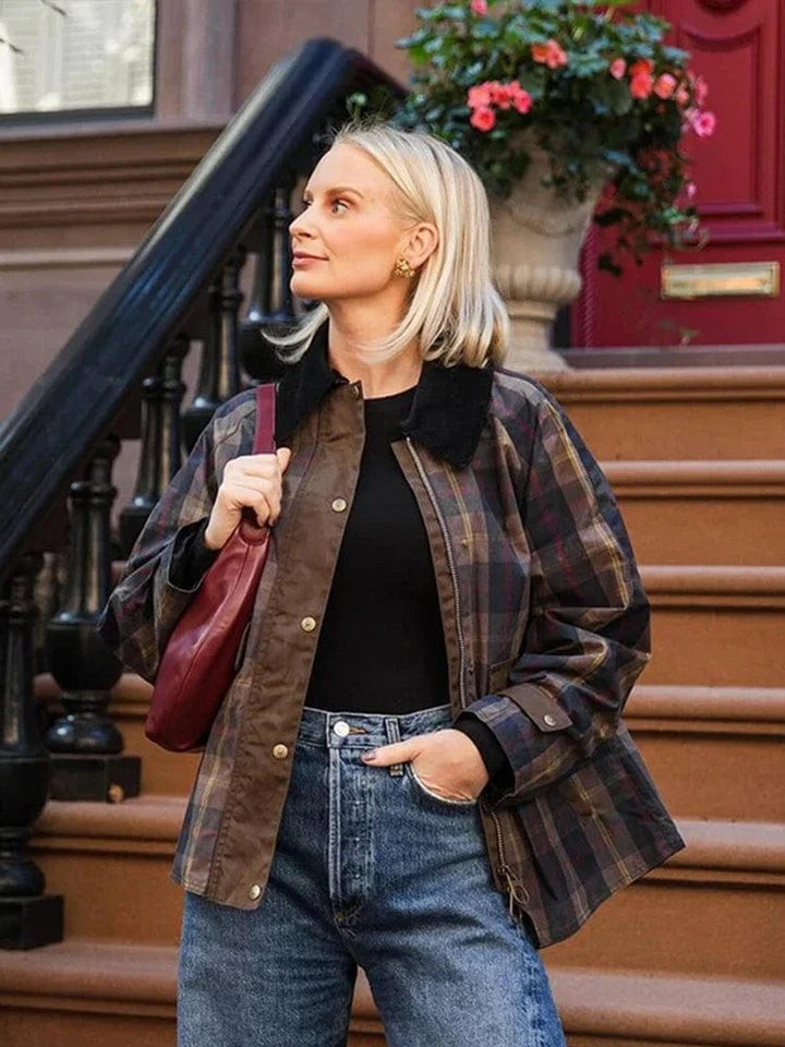 Lunaria Women Coat McCarthy Coat With Patch Pocket Detail