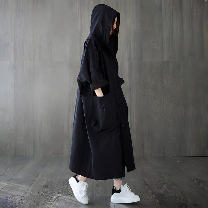 Lunaria Women Coat Merrill Oversized Hooded Trench Coat For Women