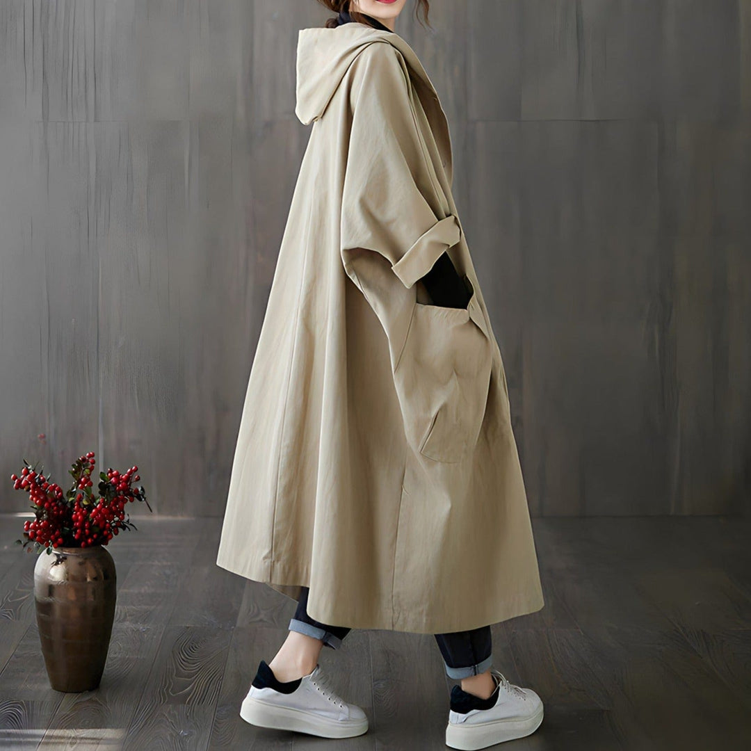 Lunaria Women Coat Merrill Oversized Hooded Trench Coat For Women