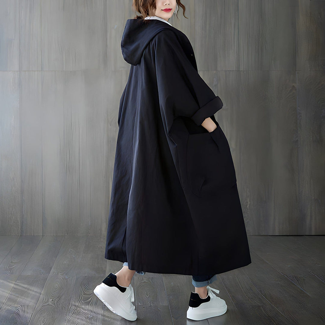 Lunaria Women Coat Merrill Oversized Hooded Trench Coat For Women