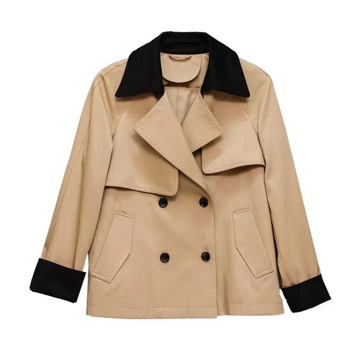 Lunaria Women Coat Paola Double-Breasted Trench Coat For Women