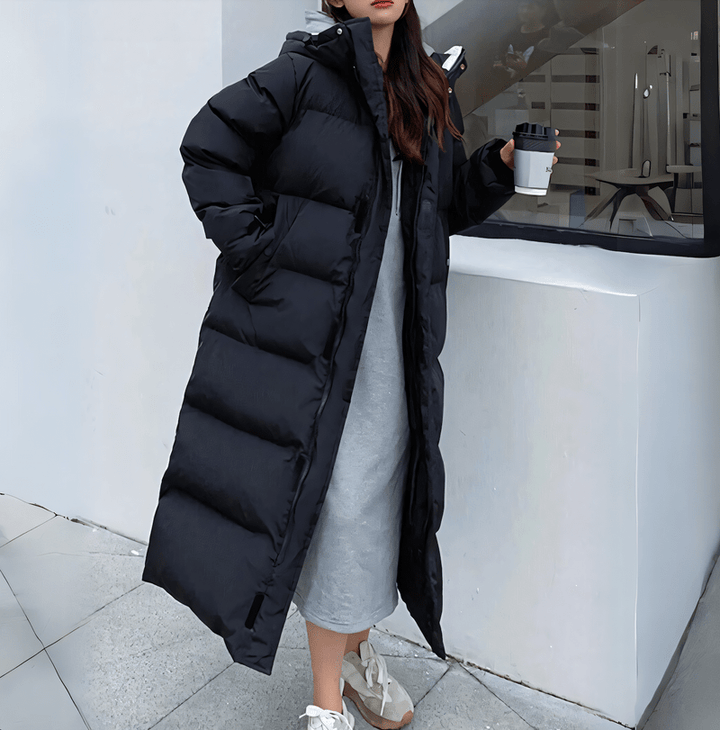 Lunaria Women Coat Tierney Long Puffer Coat With Insulated Design