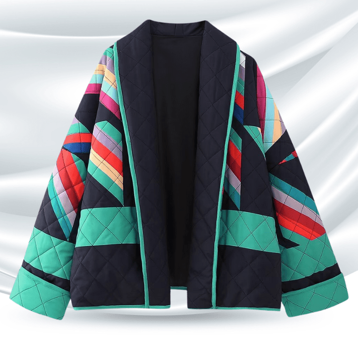 Lunaria Women Jacket Adrianna Bohemian Patchwork Quilted Jacket