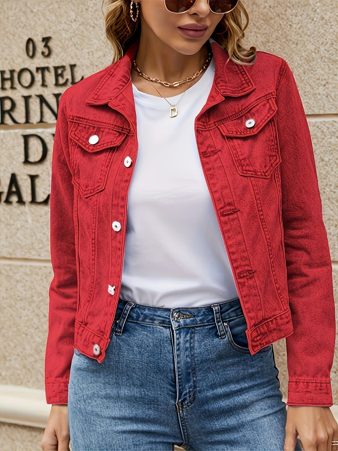 Lunaria Women Jacket Alison Classic Denim Jacket For Women
