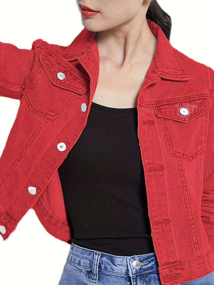 Lunaria Women Jacket Alison Classic Denim Jacket For Women